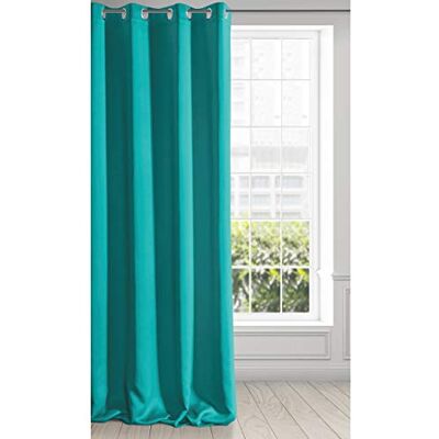 Eurofirany Logan Vorhang Blickdicht, Blackout, Satin Verdunkelungsvorhang mit Ösen-1 STK. Ösenvorhang, Elegant, Glatt, Einfarbig, Wohnzimmer, Schlafzimmer, Dunkel Türkis, 135x250 cm Eurofirany Logan Vorhang Blickdicht, Blackout, Satin Verdunkelungsvorhang mit Ösen-1 STK. Ösenvorhang, Elegant, Glatt, Einfarbig, Wohnzimmer, Schlafzimmer, Dunkel Türkis, 135x250 cm