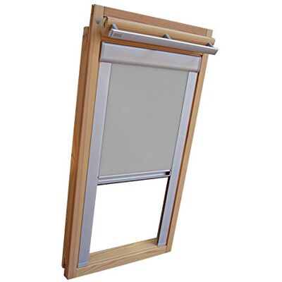 Shadow Dachfenster Verdunkelungsrollo Komfort Rollo für Typ Roto WDF 847 H SR Größe 10/11 in der Farbe grau Shadow Dachfenster Verdunkelungsrollo Komfort Rollo für Typ Roto WDF 847 H SR Größe 10/11 in der Farbe grau