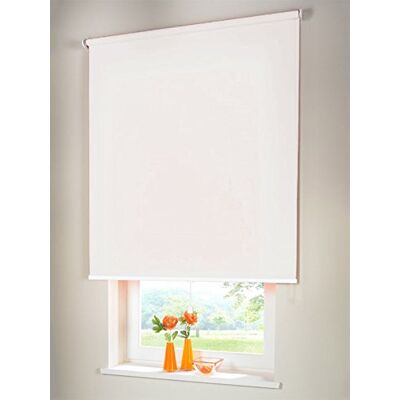 Shadow Hochwertiges Sichtschutzrollo Mittelzugrollo Springrollo Rollo Verdunkelung 100 x 210 cm / 100x210 cm weiss // Maßanfertigung Shadow Hochwertiges Sichtschutzrollo Mittelzugrollo Springrollo Rollo Verdunkelung 100 x 210 cm / 100x210 cm weiss // Maßanfertigung