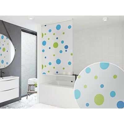 KS Handel 24 HALB-Kassetten DUSCHROLLO 4 Breiten 9 Designs ZUR Wahl DUSCHVORHANG Weiss GRAU GRÜN BLAU (80, Sylt) KS Handel 24 HALB-Kassetten DUSCHROLLO 4 Breiten 9 Designs ZUR Wahl DUSCHVORHANG Weiss GRAU GRÜN BLAU (80, Sylt)