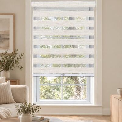 Chicology Zebra-Jalousien, Rollos für Fenster, Rollos für Fenster, Fenster-Sonnenblenden für Zuhause, Fenster-Sonnenschutz, zum Herunterziehen für Fenster, 78,9 cm B x 183,9 cm H, Basic Natural Chicology Zebra-Jalousien, Rollos für Fenster, Rollos für Fenster, Fenster-Sonnenblenden für Zuhause, Fenster-Sonnenschutz, zum Herunterziehen für Fenster, 78,9 cm B x 183,9 cm H, Basic Natural