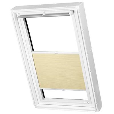 Ventanara ® Dachfenster Waben Plissee ohne Bohren passend für Velux Fenster Plisseerollo Faltrollo verspannt Klebemontage (P10, Beige Verdunkelnd) Ventanara ® Dachfenster Waben Plissee ohne Bohren passend für Velux Fenster Plisseerollo Faltrollo verspannt Klebemontage (P10, Beige Verdunkelnd)