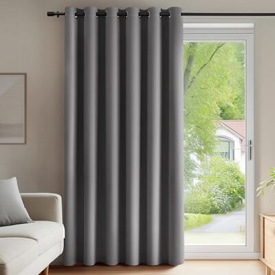 Deconovo Verdunklungsvorhänge mit Ösen UV-Schutz Deko Vorhang Hellgrau 1 Stück, H214 x B203 cm, Blickdichte Gardinen, Thermovorhang Hitzeschutz, Ösenschal, Sichtschutz, Blackout Curtains,UV-Schutz Deconovo Verdunklungsvorhänge mit Ösen UV-Schutz Deko Vorhang Hellgrau 1 Stück, H214 x B203 cm, Blickdichte Gardinen, Thermovorhang Hitzeschutz, Ösenschal, Sichtschutz, Blackout Curtains,UV-Schutz