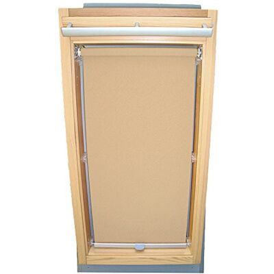 Shadow Dachfenster Abdunkelungsrollo Basis Rollo für Typ Roto WDF 735 H 735 K 73_ Größe 7/9 in der Farbe beige-karamell Shadow Dachfenster Abdunkelungsrollo Basis Rollo für Typ Roto WDF 735 H 735 K 73_ Größe 7/9 in der Farbe beige-karamell