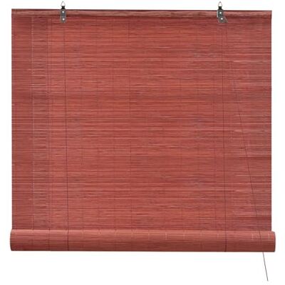 Victoria Bambusrollo Klemmfix Bambus Sichtschutz Rollo ohne Bohren Bambus Rollos Innen, für Fenster und Türen, 120 x 220 cm, Kirsche Victoria Bambusrollo Klemmfix Bambus Sichtschutz Rollo ohne Bohren Bambus Rollos Innen, für Fenster und Türen, 120 x 220 cm, Kirsche