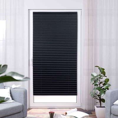Khome K-Home® Klebe-Plissee Schwarz Lichtschutz B100 x H210 cm Khome K-Home® Klebe-Plissee Schwarz Lichtschutz B100 x H210 cm