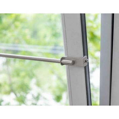 Gardinenbox Gardinenstange ohne Bohren »Bremen« ausziehbar Edelstahl 50-120 cm Vitragen Passt an Rahmendicke 12-30 mm Klemmstange für Gardinen, Vitragenstange, Spannstange für Bistrogardinen, Tür, Vitrine Gardinenbox Gardinenstange ohne Bohren »Bremen« ausziehbar Edelstahl 50-120 cm Vitragen Passt an Rahmendicke 12-30 mm Klemmstange für Gardinen, Vitragenstange, Spannstange für Bistrogardinen, Tür, Vitrine