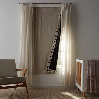 Amazon Tragbarer Verdunkelungsvorhang für Fenster mit Saugnäpfen, 198 x 127 cm, 1 Stück, Beige Amazon Tragbarer Verdunkelungsvorhang für Fenster mit Saugnäpfen, 198 x 127 cm, 1 Stück, Beige
