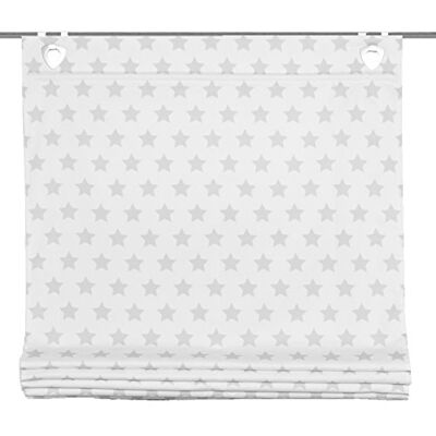 Home Fashion 91133-703 H: 140 x B: 60 cm Raffrollo, Dekostoff Bedruckt, grau Home Fashion 91133-703 H: 140 x B: 60 cm Raffrollo, Dekostoff Bedruckt, grau