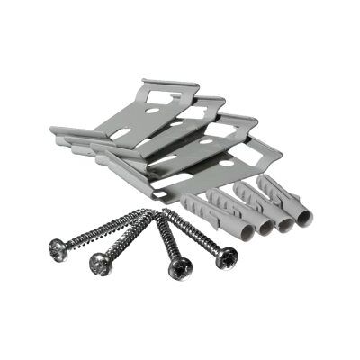 Liedeco Deckenclip für Flächenvorhangschienen 5 läufig grau 4 Stück Liedeco Deckenclip für Flächenvorhangschienen 5 läufig grau 4 Stück