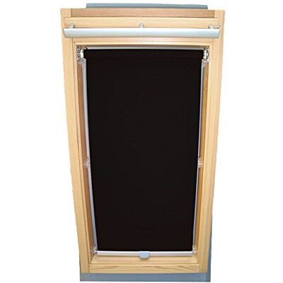 Shadow Dachfenster Sichtschutzrollo Basis Rollo für Typ Roto WDF 735 H 735 K 73_ Größe 7/9 in der Farbe schwarz Shadow Dachfenster Sichtschutzrollo Basis Rollo für Typ Roto WDF 735 H 735 K 73_ Größe 7/9 in der Farbe schwarz