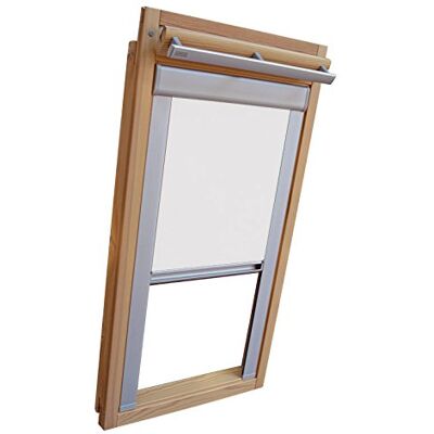 Shadow Dachfenster Verdunkelungsrollo Komfort Rollo für Typ Roto WDF 847 H SR Größe 10/14 in der Farbe weiß Shadow Dachfenster Verdunkelungsrollo Komfort Rollo für Typ Roto WDF 847 H SR Größe 10/14 in der Farbe weiß