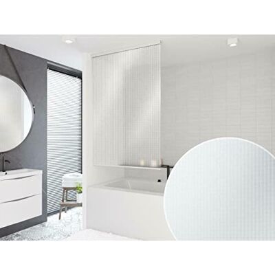KS Handel 24 HALB-Kassetten DUSCHROLLO 4 Breiten 9 Designs ZUR Wahl DUSCHVORHANG Weiss GRAU GRÜN BLAU (160, Mosaic 3D) KS Handel 24 HALB-Kassetten DUSCHROLLO 4 Breiten 9 Designs ZUR Wahl DUSCHVORHANG Weiss GRAU GRÜN BLAU (160, Mosaic 3D)