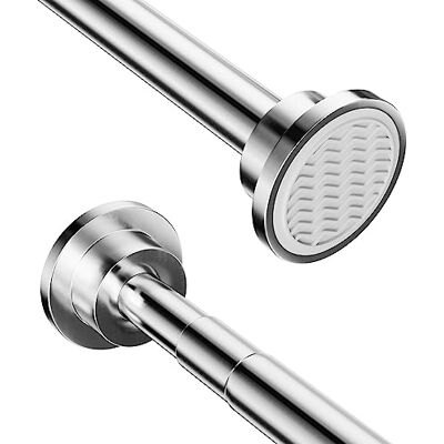 ONPIRA Edelstahl Duschvorhangstange Teleskopstange Von 40-230cm Länge Ohne Bohren (Stange 40-60cm) ONPIRA Edelstahl Duschvorhangstange Teleskopstange Von 40-230cm Länge Ohne Bohren (Stange 40-60cm)