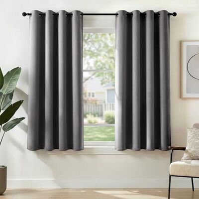 Deconovo Verdunkelungsvorhänge, modernes Schlafzimmer, 2 Stück 2er Set, H138 x B132 cm, Thermo Vorhänge, Schlafzimmer Gardinen, Wohnzimmer Vorhang, Blackout Curtains, Sichtschutz Deconovo Verdunkelungsvorhänge, modernes Schlafzimmer, 2 Stück 2er Set, H138 x B132 cm, Thermo Vorhänge, Schlafzimmer Gardinen, Wohnzimmer Vorhang, Blackout Curtains, Sichtschutz