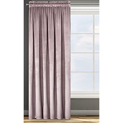 Eurofirany Design91 Samtvorhang Kräuselband Blickdichte Vorhänge Samt Velours 135x300 Samtvorhänge ROSA (pude) Eurofirany Design91 Samtvorhang Kräuselband Blickdichte Vorhänge Samt Velours 135x300 Samtvorhänge ROSA (pude)