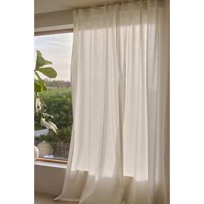 Jotex Milly Linen-Mix Extra Breit 280cm Multifunktionsgardine – Hochwertige Halbtransparente Leinen und Baumwolle Vorhang (1er Pack) Naturweiß, 280 x 250cm Jotex Milly Linen-Mix Extra Breit 280cm Multifunktionsgardine – Hochwertige Halbtransparente Leinen und Baumwolle Vorhang (1er Pack) Naturweiß, 280 x 250cm