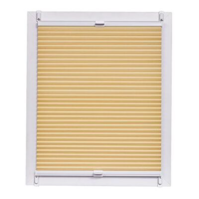 sunlines Wabenplissee Made in Germany, Tageslicht, Klemmfix, Weisse Schiene, 110 x 150 Wabenplissee, Stoff, apricot, 110 x 2.3 x 150 cm, 1 Einheiten sunlines Wabenplissee Made in Germany, Tageslicht, Klemmfix, Weisse Schiene, 110 x 150 Wabenplissee, Stoff, apricot, 110 x 2.3 x 150 cm, 1 Einheiten