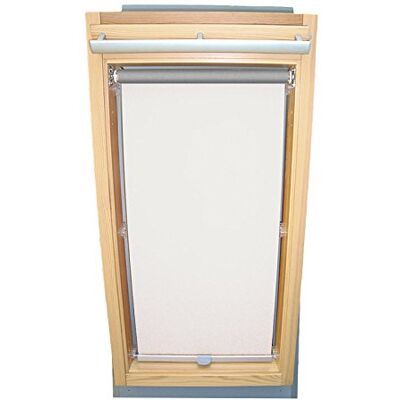 Shadow Dachfenster Abdunkelungsrollo Basis Rollo Thermo für Typ Roto WDF 735 H 735 K 73_ Größe 7/14 in der Farbe weiß Shadow Dachfenster Abdunkelungsrollo Basis Rollo Thermo für Typ Roto WDF 735 H 735 K 73_ Größe 7/14 in der Farbe weiß