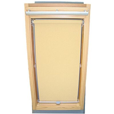 Shadow Dachfenster Abdunkelungsrollo Basis Rollo für Typ Roto WDF 617/627/647 H Größe 5/9 in der Farbe creme Shadow Dachfenster Abdunkelungsrollo Basis Rollo für Typ Roto WDF 617/627/647 H Größe 5/9 in der Farbe creme