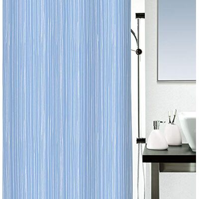 Spirella 1014416 Raya Duschvorhang 180 x 200 cm ciel Spirella 1014416 Raya Duschvorhang 180 x 200 cm ciel