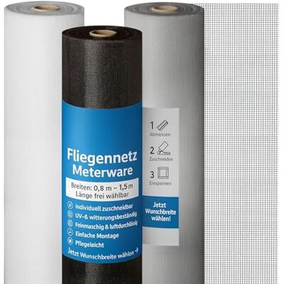 ONPIRA ® Edelstahl Fliegennetz- Fliegengitter Meterware 80 cm – Silber oder Schwarz – Rostfrei & Reißfest – Katzensicherer Insektenschutz für Fenster & Türen – Zuschneidbar & Witterungsbeständig ONPIRA ® Edelstahl Fliegennetz- Fliegengitter Meterware 80 cm – Silber oder Schwarz – Rostfrei & Reißfest – Katzensicherer Insektenschutz für Fenster & Türen – Zuschneidbar & Witterungsbeständig