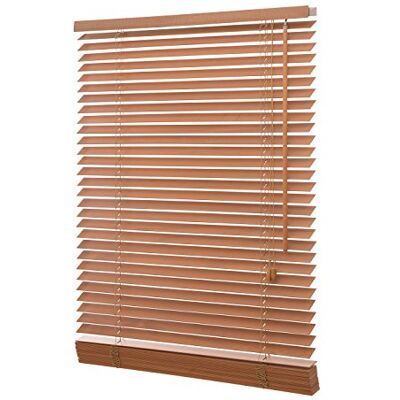 Ventanara ® Holzjalousie 35mm Holz Jalousie Jalousette Echtholz (140 x 160 cm, Buche) Ventanara ® Holzjalousie 35mm Holz Jalousie Jalousette Echtholz (140 x 160 cm, Buche)