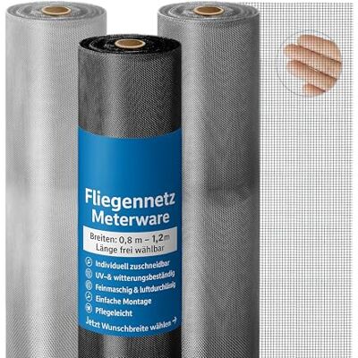 ONPIRA ® Edelstahl Fliegennetz- Fliegengitter Meterware 100 cm – Silber oder Schwarz – Rostfrei & Reißfest – Katzensicherer Insektenschutz für Fenster & Türen – Zuschneidbar & Witterungsbeständig ONPIRA ® Edelstahl Fliegennetz- Fliegengitter Meterware 100 cm – Silber oder Schwarz – Rostfrei & Reißfest – Katzensicherer Insektenschutz für Fenster & Türen – Zuschneidbar & Witterungsbeständig