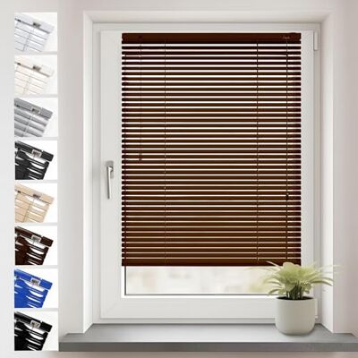 Sonello Aluminium Jalousien Fenster Ohne Bohren 30x100cm Braun Klemmfix Blickdicht, Sichtschutz, Sonnenschutz für Fenster/Türen, Schalosien, Montage mit und ohne Bohren, Jalousien mit Klemmklips Sonello Aluminium Jalousien Fenster Ohne Bohren 30x100cm Braun Klemmfix Blickdicht, Sichtschutz, Sonnenschutz für Fenster/Türen, Schalosien, Montage mit und ohne Bohren, Jalousien mit Klemmklips