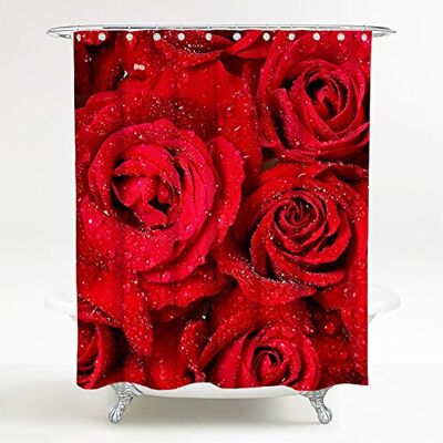 Sanilo Duschvorhang, viele schöne Duschvorhänge zur Auswahl, hochwertige Qualität, inkl. 12 Ringe, wasserdicht, Anti-Schimmel-Effekt (Rosen) Sanilo Duschvorhang, viele schöne Duschvorhänge zur Auswahl, hochwertige Qualität, inkl. 12 Ringe, wasserdicht, Anti-Schimmel-Effekt (Rosen)