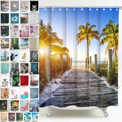 Sanilo Duschvorhang, viele schöne Duschvorhänge zur Auswahl, hochwertige Qualität, inkl. 12 Ringe, wasserdicht, Anti-Schimmel-Effekt (Fort Lauderdale) Sanilo Duschvorhang, viele schöne Duschvorhänge zur Auswahl, hochwertige Qualität, inkl. 12 Ringe, wasserdicht, Anti-Schimmel-Effekt (Fort Lauderdale)