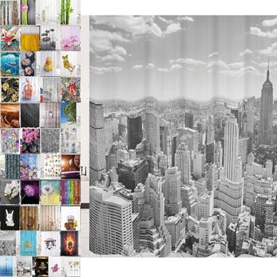 Sanilo Duschvorhang, viele schöne Duschvorhänge zur Auswahl, hochwertige Qualität, inkl. 12 Ringe, wasserdicht, Anti-Schimmel-Effekt (Skyline New York, 180 x 200 cm) Sanilo Duschvorhang, viele schöne Duschvorhänge zur Auswahl, hochwertige Qualität, inkl. 12 Ringe, wasserdicht, Anti-Schimmel-Effekt (Skyline New York, 180 x 200 cm)