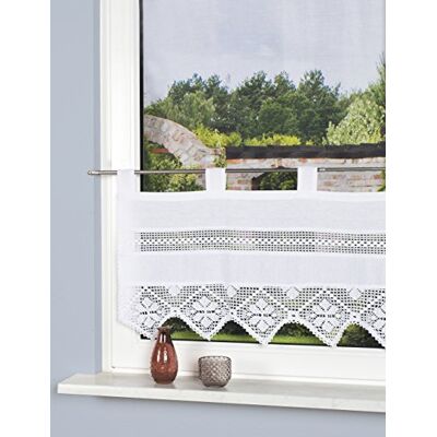 Home Fashion Cafehaus 023692-0101 60 x 150 cm, weiß Home Fashion Cafehaus 023692-0101 60 x 150 cm, weiß