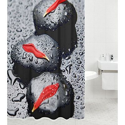 Sanilo Duschvorhang, viele schöne Duschvorhänge zur Auswahl, hochwertige Qualität, inkl. 12 Ringe, wasserdicht, Anti-Schimmel-Effekt (Elegance, 180 x 200 cm) Sanilo Duschvorhang, viele schöne Duschvorhänge zur Auswahl, hochwertige Qualität, inkl. 12 Ringe, wasserdicht, Anti-Schimmel-Effekt (Elegance, 180 x 200 cm)