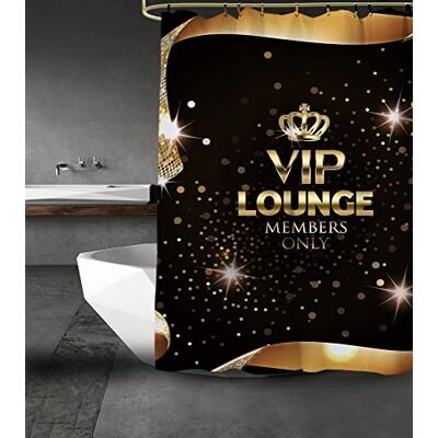 Sanilo Duschvorhang, viele schöne Duschvorhänge zur Auswahl, hochwertige Qualität, inkl. 12 Ringe, wasserdicht, Anti-Schimmel-Effekt (VIP Lounge, 180 x 200 cm) Sanilo Duschvorhang, viele schöne Duschvorhänge zur Auswahl, hochwertige Qualität, inkl. 12 Ringe, wasserdicht, Anti-Schimmel-Effekt (VIP Lounge, 180 x 200 cm)