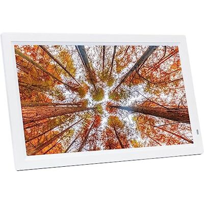 RUIRUME Digitaler Bilderrahmen, 24 Zoll, 1920 x 1080, Hochauflösendes 16:9 IPS-Display, Foto, Musik, Video, Digitales Fotoalbum, Kalender, Wecker, Automatischer Ein-/Aus-Timer (Color) RUIRUME Digitaler Bilderrahmen, 24 Zoll, 1920 x 1080, Hochauflösendes 16:9 IPS-Display, Foto, Musik, Video, Digitales Fotoalbum, Kalender, Wecker, Automatischer Ein-/Aus-Timer (Color)