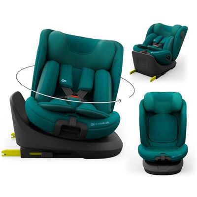 Kinderkraft I-GROW 2 PRO Kindersitz 0-36 kg, I-SIZE 40-150 cm, 360 grad drehbar, Kinderautositz mit Isofix station, FWF und RWF, Verstellbare Kopfstütze/Rückenlehne mit Liegeposition, Grün Kinderkraft I-GROW 2 PRO Kindersitz 0-36 kg, I-SIZE 40-150 cm, 360 grad drehbar, Kinderautositz mit Isofix station, FWF und RWF, Verstellbare Kopfstütze/Rückenlehne mit Liegeposition, Grün