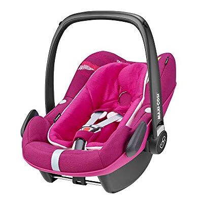 Maxi-Cosi Pebble Plus i-Size Babyschale, Gruppe 0+ Autositz für Babys, inkl. Sitzverkleinerer, nutzbar ab der Geburt bis ca. 12 Monate (0-13 kg / 45-75 cm), Frequency Pink, pink Maxi-Cosi Pebble Plus i-Size Babyschale, Gruppe 0+ Autositz für Babys, inkl. Sitzverkleinerer, nutzbar ab der Geburt bis ca. 12 Monate (0-13 kg / 45-75 cm), Frequency Pink, pink