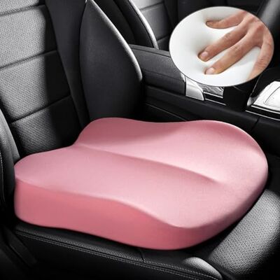 UVCMDUI Sitzerhöhung Auto Erwachsene Keilkissen Auto, 10 cm Memory Foam Auto Sitzkissen Fahrersitz Autositzkissen, Tragbare Steißbein Sitzkissen für Bürostuhl, Rollstuhl,Rosa UVCMDUI Sitzerhöhung Auto Erwachsene Keilkissen Auto, 10 cm Memory Foam Auto Sitzkissen Fahrersitz Autositzkissen, Tragbare Steißbein Sitzkissen für Bürostuhl, Rollstuhl,Rosa