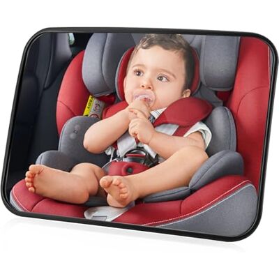NEUTYPECHIC Spiegel Auto Baby Rückbank, Auto Spiegel für baby, Autospiegel Baby Rücksitz für Allerlei Kopfstützen mit Groß Vision Verstellbare Elastische, Bruchsicher, für Kindersitz und Babyschale NEUTYPECHIC Spiegel Auto Baby Rückbank, Auto Spiegel für baby, Autospiegel Baby Rücksitz für Allerlei Kopfstützen mit Groß Vision Verstellbare Elastische, Bruchsicher, für Kindersitz und Babyschale