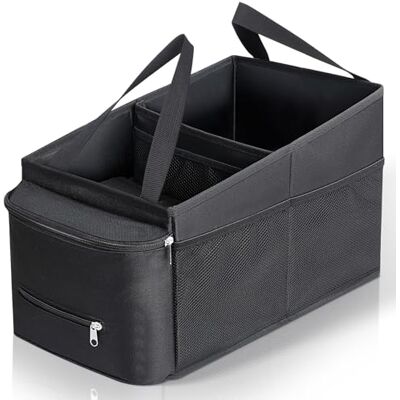 Cozary Autositz Organizer, Auto Organizer Kinder für Spielzeug, Bücher, Snacks, Organizer Auto Rücksitz Kinder mit Becherhaltern und Netztaschen, Rücksitz Organizer Zusammenklappbar Cozary Autositz Organizer, Auto Organizer Kinder für Spielzeug, Bücher, Snacks, Organizer Auto Rücksitz Kinder mit Becherhaltern und Netztaschen, Rücksitz Organizer Zusammenklappbar