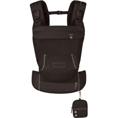 Cybex Gold LAYA Babytrage, ab Geburt bis ca. 3 Jahre, Chocolate Brown Gewicht des Kinders 3,2 kg bis max. 15 kg, selbstanpassender Stoff, Kängurutasche, Mesh-Material, Click & Go-Schnallen Cybex Gold LAYA Babytrage, ab Geburt bis ca. 3 Jahre, Chocolate Brown Gewicht des Kinders 3,2 kg bis max. 15 kg, selbstanpassender Stoff, Kängurutasche, Mesh-Material, Click & Go-Schnallen