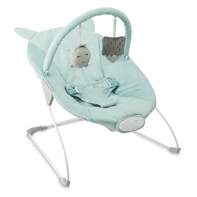 Momi GLOSSY Babywippe für Babys bis 9 kg, 3-Punkt-Sicherheitsgurt, Metallgestell mit Antirutsch-Füßchen, Gewicht 1,7 kg, Abmessungen 58 x 49 x 53 cm, sensorisches Modul für Kinderförderung Momi GLOSSY Babywippe für Babys bis 9 kg, 3-Punkt-Sicherheitsgurt, Metallgestell mit Antirutsch-Füßchen, Gewicht 1,7 kg, Abmessungen 58 x 49 x 53 cm, sensorisches Modul für Kinderförderung