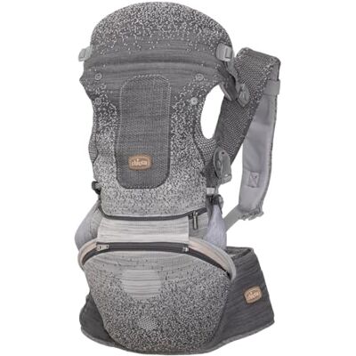 Chicco Airy Hip Fit Ergonomische 3-in-1 Babytrage, Abnehmbarer Basis-Support zur Gewichtsverteilung,Mehrere Positionen: Zur Mutter gewandt, nach vorne gerichtet und Rucksack-Stil,0-15 kg Chicco Airy Hip Fit Ergonomische 3-in-1 Babytrage, Abnehmbarer Basis-Support zur Gewichtsverteilung,Mehrere Positionen: Zur Mutter gewandt, nach vorne gerichtet und Rucksack-Stil,0-15 kg