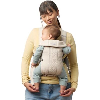 BabyBjörn Babytrage Mini, 3D-Netzstoff, Creme BabyBjörn Babytrage Mini, 3D-Netzstoff, Creme