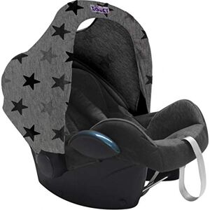 Dooky Original Hoody Sonnenschutz Sonnenverdeck für Babyschalen oder Kinderwagen (Design: Grey Stars, inkl. UV-Schutz 40+, Altersgruppe 0+, Universal geeignet für die meisten Marken) Dooky Original Hoody Sonnenschutz Sonnenverdeck für Babyschalen oder Kinderwagen (Design: Grey Stars, inkl. UV-Schutz 40+, Altersgruppe 0+, Universal geeignet für die meisten Marken)