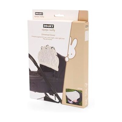 Dooky Miffy universelle Kinderwagen- und Babyschalenabdeckung (Kinderwagen Sonnenschutz aus weichem Oeko-Tex Baumwollstoff mit UPF50+, verstellbare Höhe, waschbares Material, Babywagen Abdeckung) Dooky Miffy universelle Kinderwagen- und Babyschalenabdeckung (Kinderwagen Sonnenschutz aus weichem Oeko-Tex Baumwollstoff mit UPF50+, verstellbare Höhe, waschbares Material, Babywagen Abdeckung)