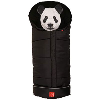 Kaiser 6566125 Kinderwagen Fußsack Panda mit herausnehmbarem Tiergesicht, black, schwarz Kaiser 6566125 Kinderwagen Fußsack Panda mit herausnehmbarem Tiergesicht, black, schwarz