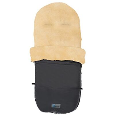 Altabebe MT2280LP-65 Winter Lammfellfußsack für Bugaboo and Joolz Nordkap Kollektion 12-36 Monate, schwarz Altabebe MT2280LP-65 Winter Lammfellfußsack für Bugaboo and Joolz Nordkap Kollektion 12-36 Monate, schwarz