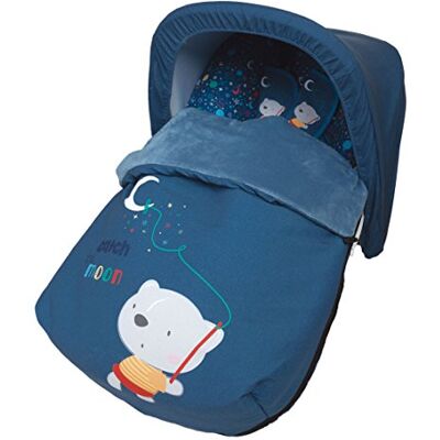 Babyline 3000604R Universal-Fußsack aus Fleece, inkl. Verdeck Babyline 3000604R Universal-Fußsack aus Fleece, inkl. Verdeck